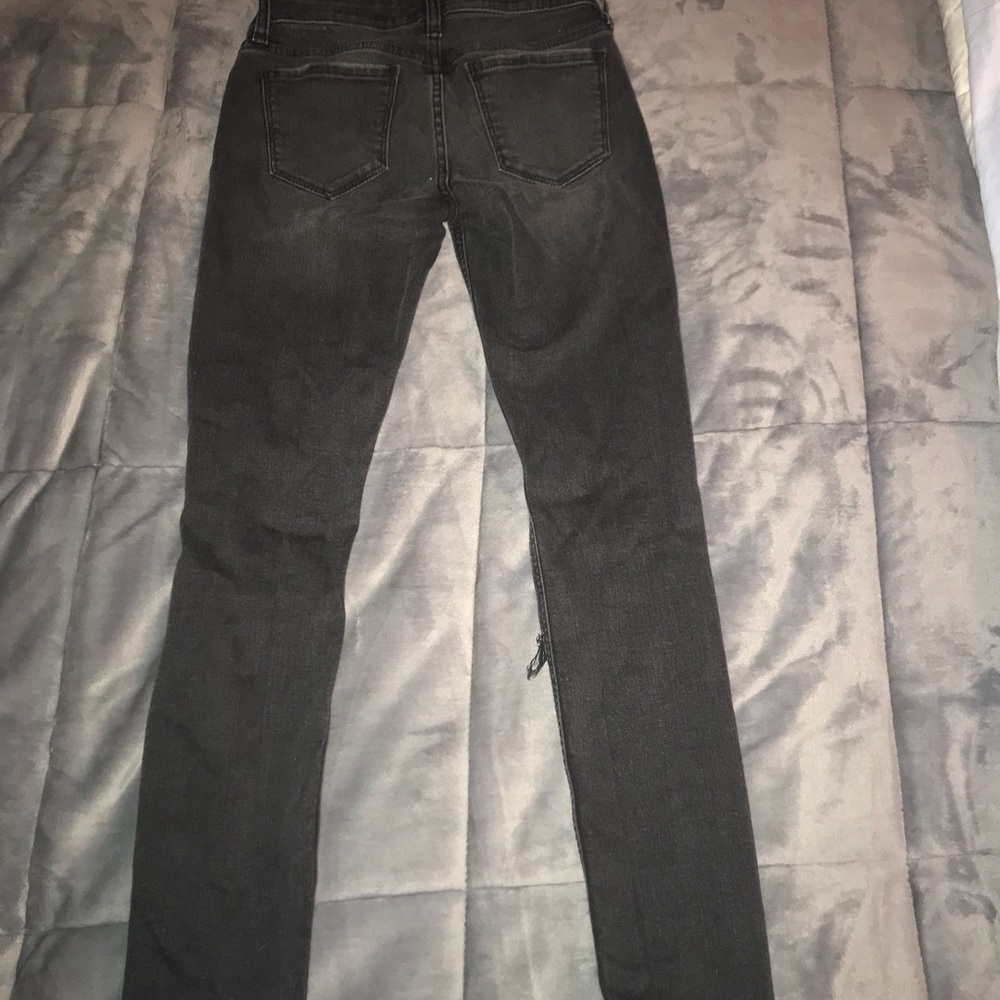 Eunina low rise ankle skinny jeans distressed